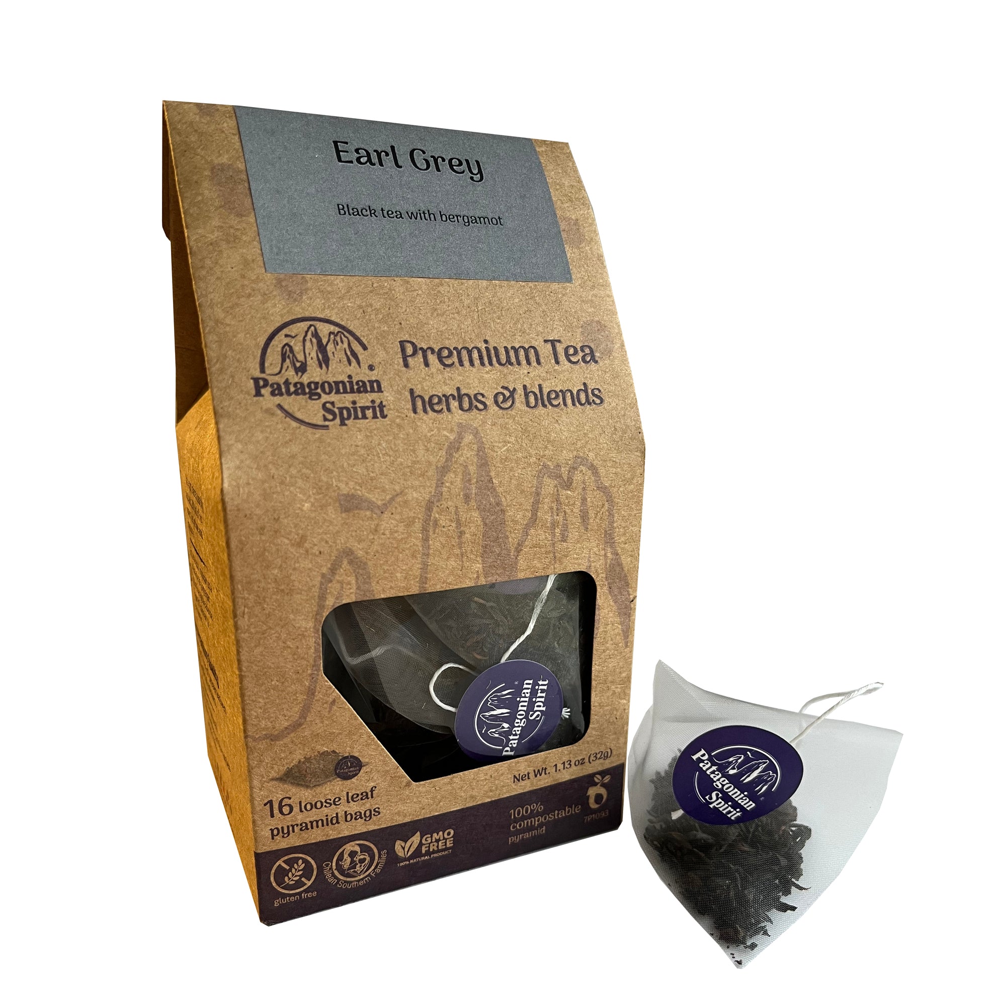 Patagonian Spirit Tea - 16 Bags per box! - Everglobe Specialty Products