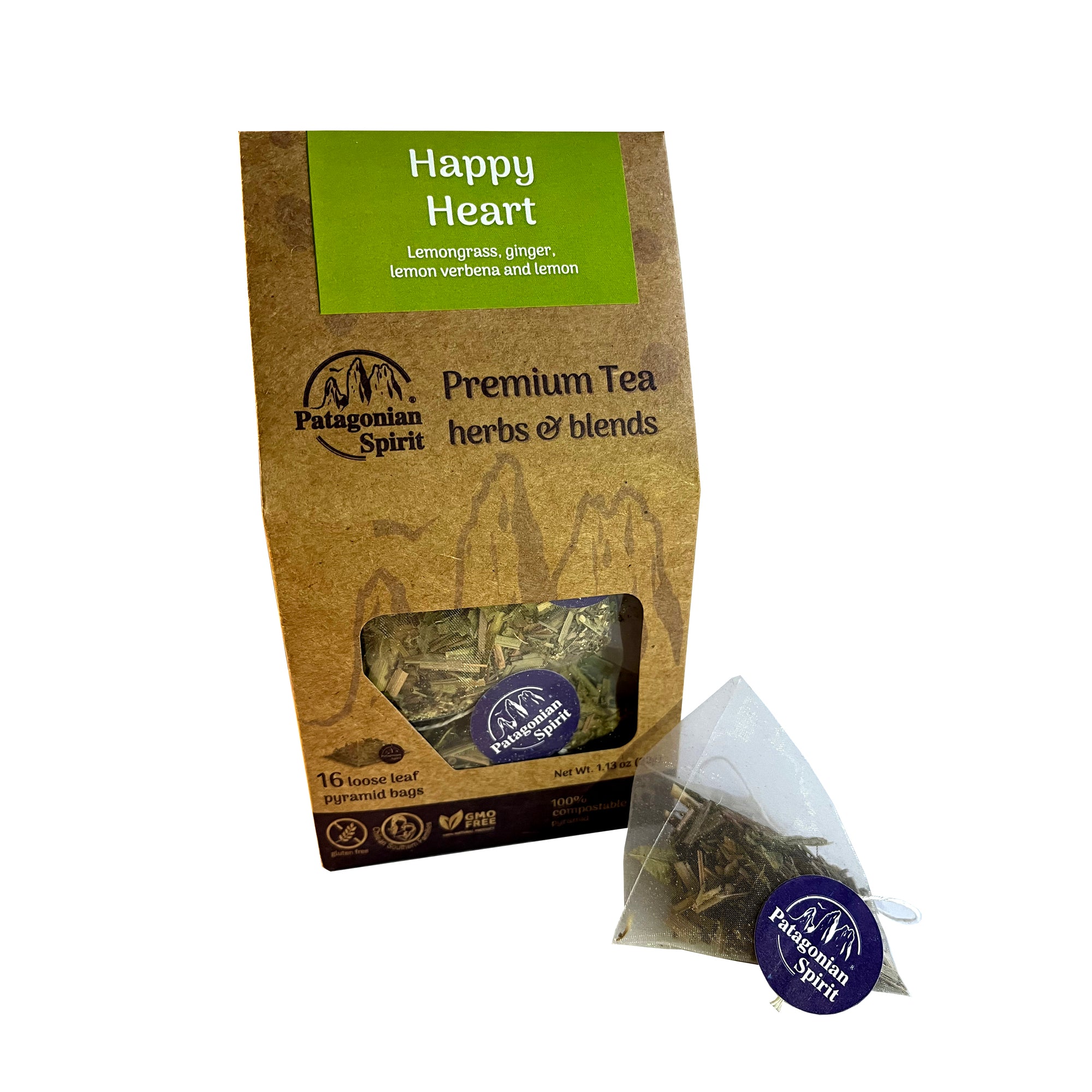 Patagonian Spirit Tea - 16 Bags per box! - Everglobe Specialty Products