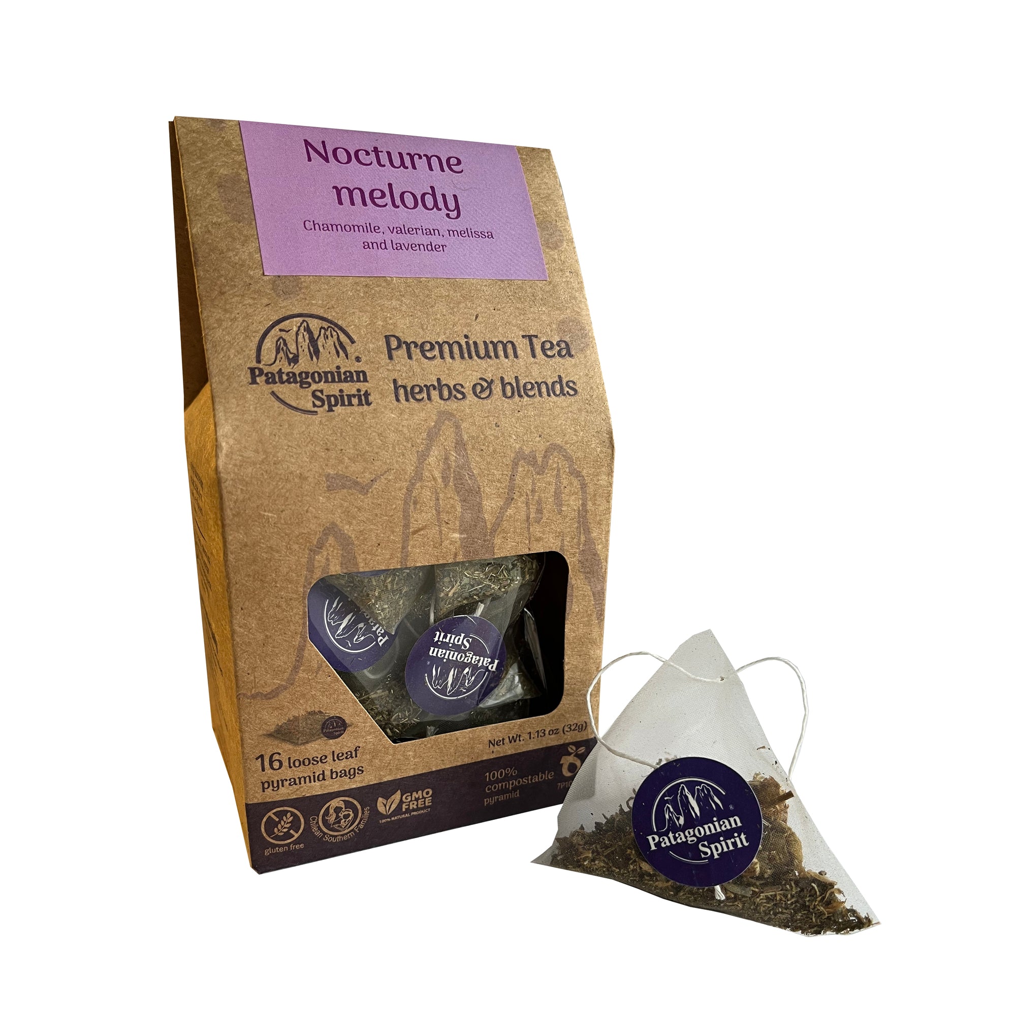 Patagonian Spirit Tea - 16 Bags per box! - Everglobe Specialty Products