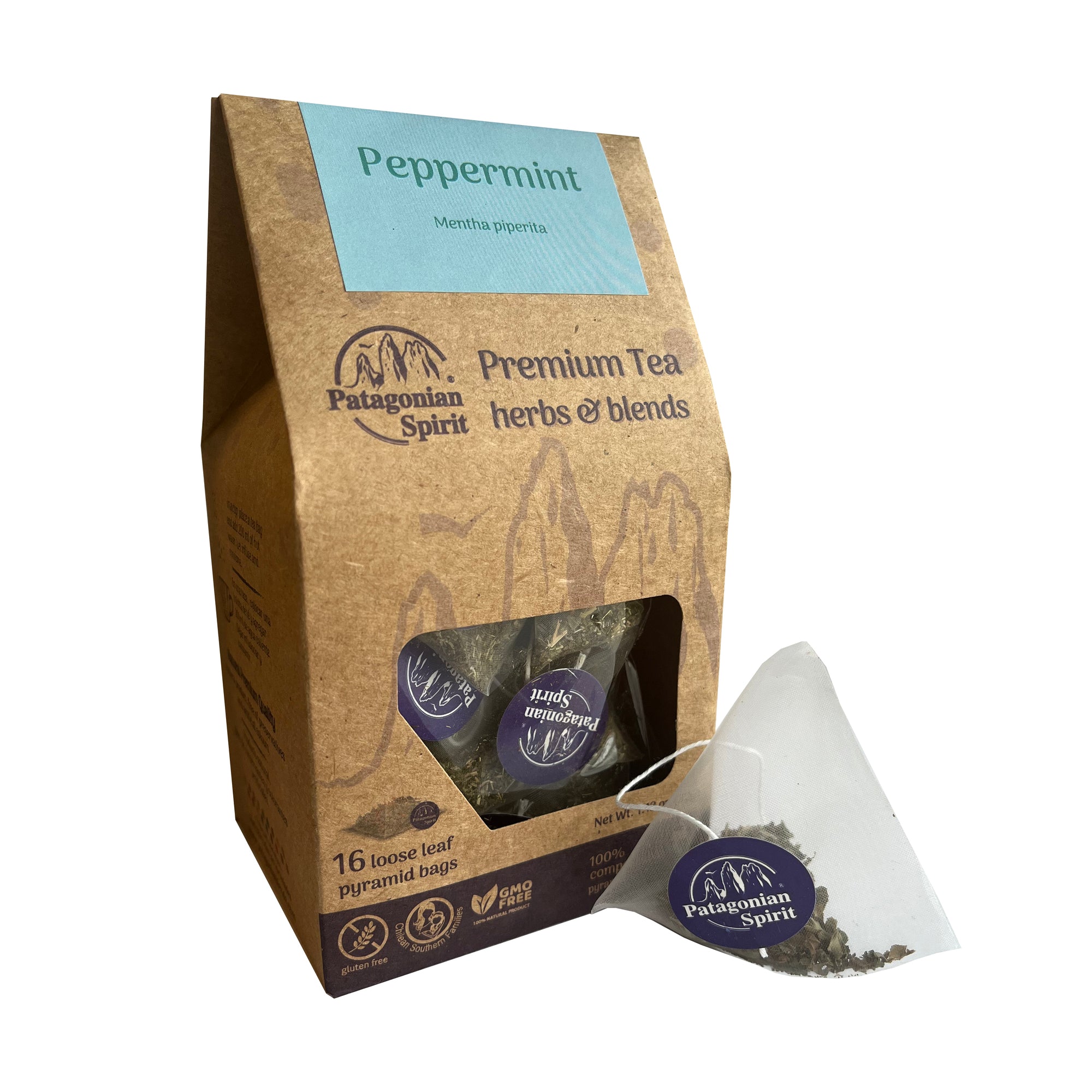 Patagonian Spirit Tea - 16 Bags per box! - Everglobe Specialty Products