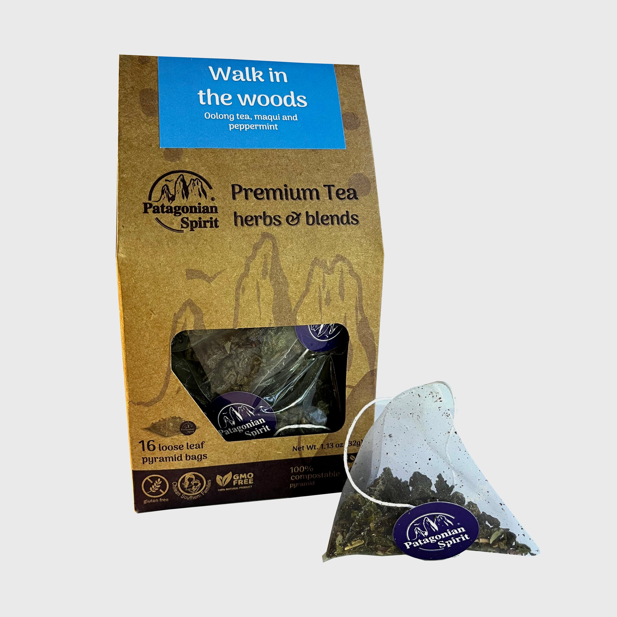 Patagonian Spirit Tea - 16 Bags per box! - Everglobe Specialty Products